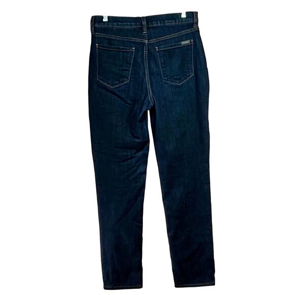 Eddie Bauer Fleece-Lined Jeans Women's 8 Slightly Curvy High Rise Slim Straight - Picture 2 of 6